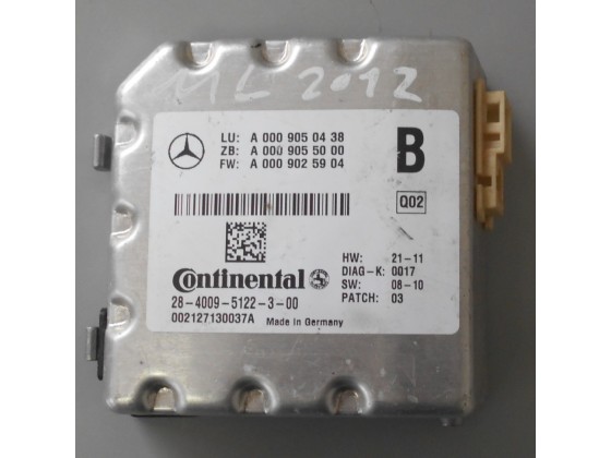 Módulo Câmara Mercedes ML 2012 model196
